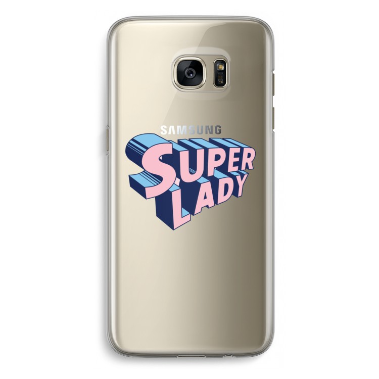 Superlady: Samsung Galaxy S7 Edge Transparant Hoesje