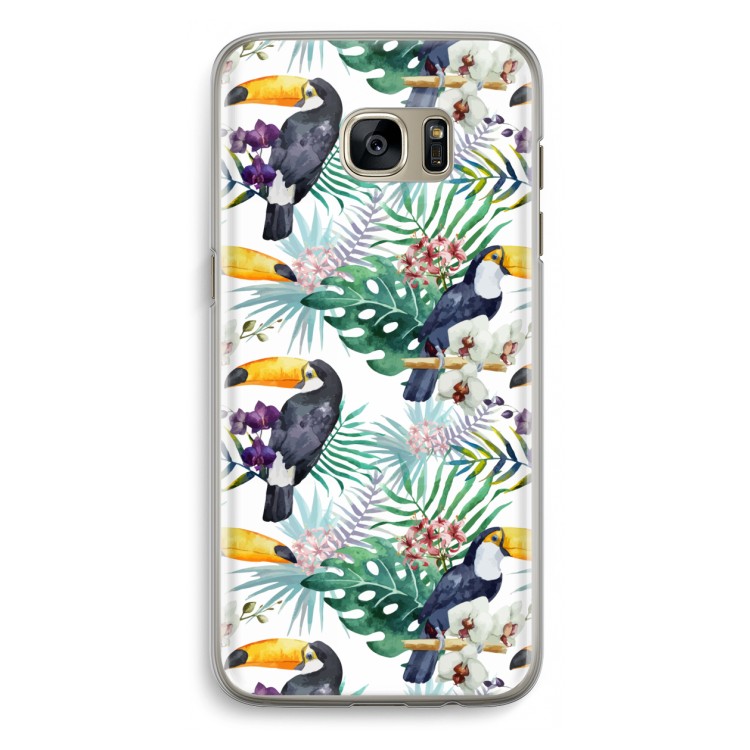 Tukans: Samsung Galaxy S7 Edge Transparant Hoesje