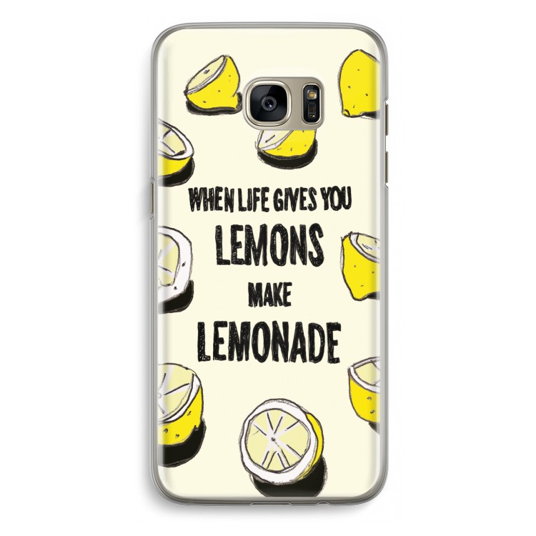 Lemonade: Samsung Galaxy S7 Edge Transparant Hoesje