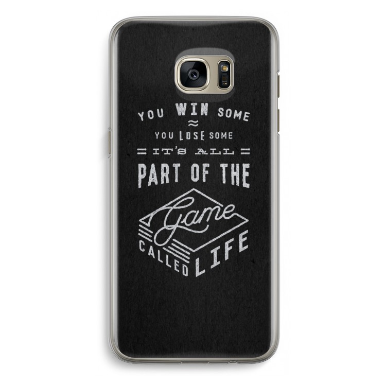 Life: Samsung Galaxy S7 Edge Transparant Hoesje