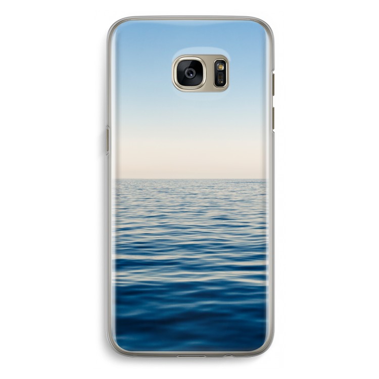 Water horizon: Samsung Galaxy S7 Edge Transparant Hoesje