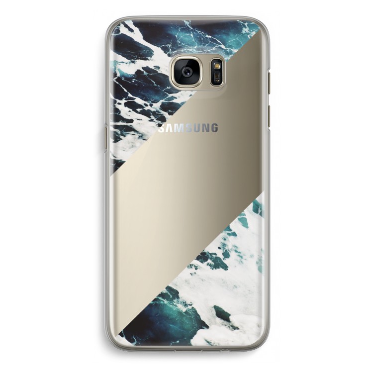 Golven: Samsung Galaxy S7 Edge Transparant Hoesje