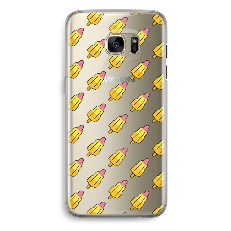 Waterijsjes: Samsung Galaxy S7 Edge Transparant Hoesje