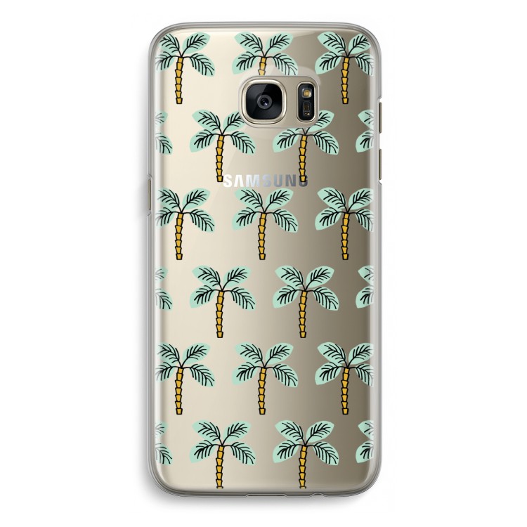 Paradise: Samsung Galaxy S7 Edge Transparant Hoesje