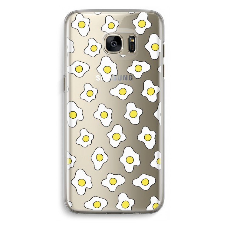 Spiegeleitjes: Samsung Galaxy S7 Edge Transparant Hoesje