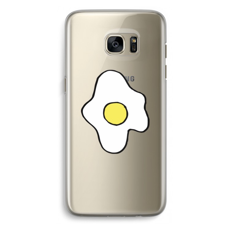Spiegelei: Samsung Galaxy S7 Edge Transparant Hoesje