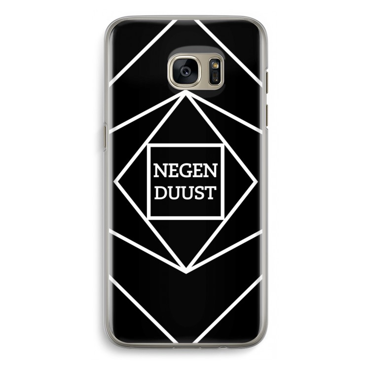 Negenduust geometrisch: Samsung Galaxy S7 Edge Transparant Hoesje