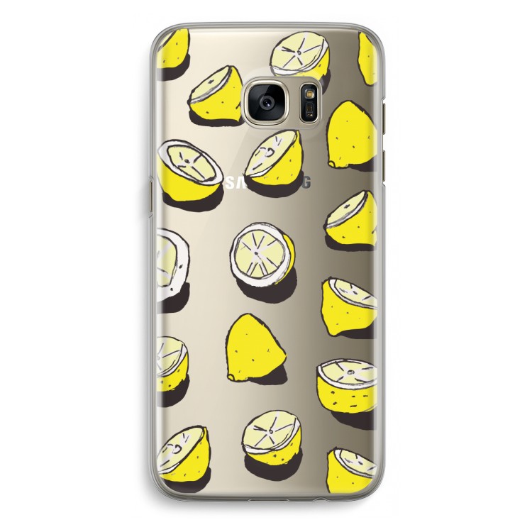 When Life Gives You Lemons...: Samsung Galaxy S7 Edge Transparant Hoesje