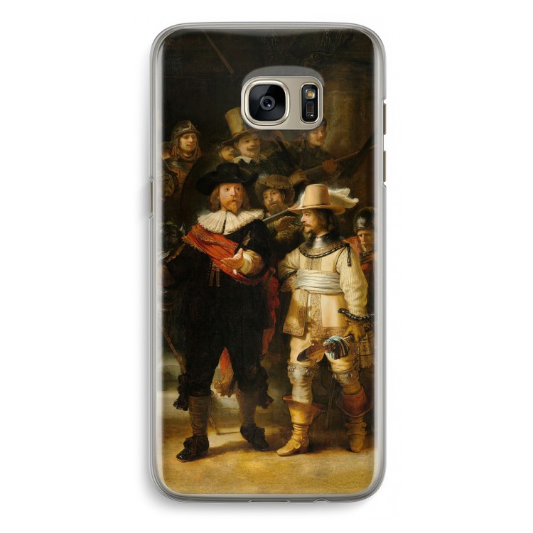 De Nachtwacht: Samsung Galaxy S7 Edge Transparant Hoesje