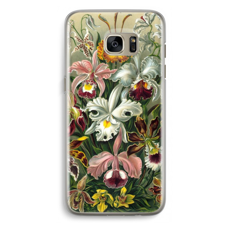 Haeckel Orchidae: Samsung Galaxy S7 Edge Transparant Hoesje
