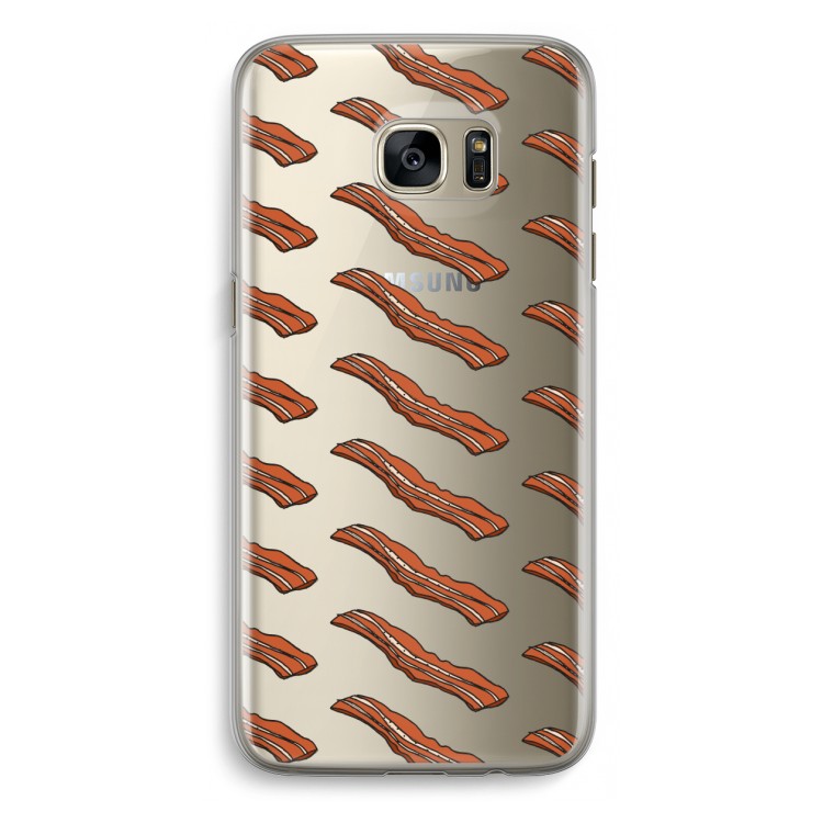 Bacon to my eggs #2: Samsung Galaxy S7 Edge Transparant Hoesje