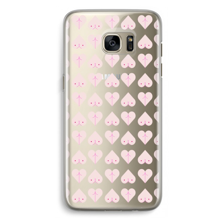 Ass 'n Titties: Samsung Galaxy S7 Edge Transparant Hoesje