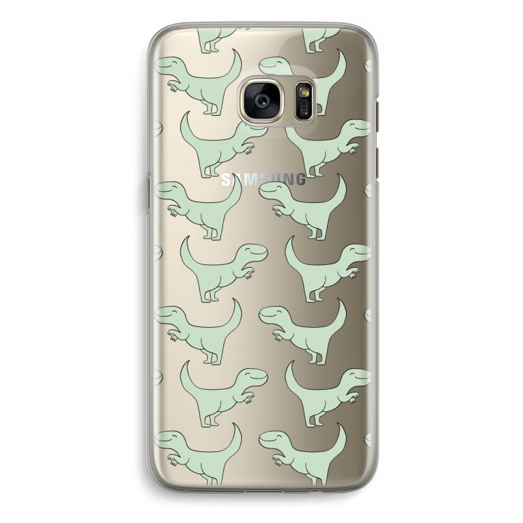Dinos: Samsung Galaxy S7 Edge Transparant Hoesje