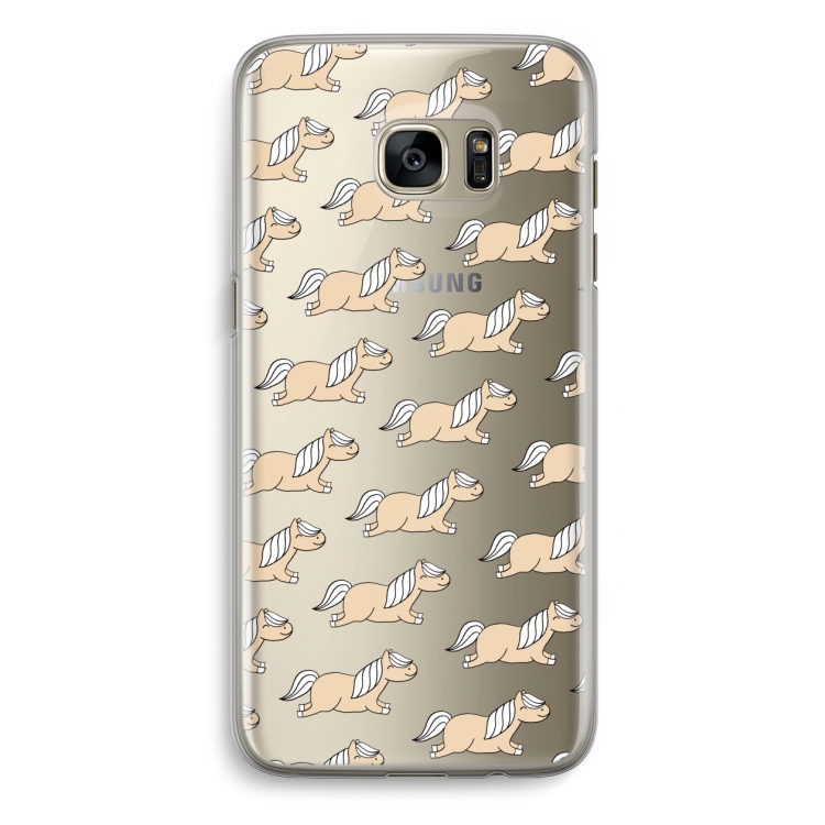 Ponys: Samsung Galaxy S7 Edge Transparant Hoesje