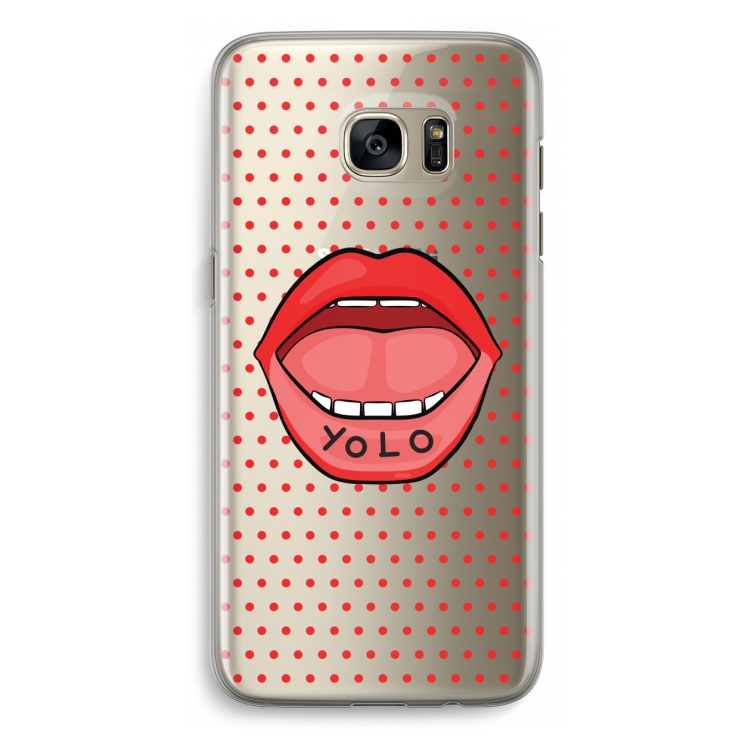 Yolo Denise: Samsung Galaxy S7 Edge Transparant Hoesje