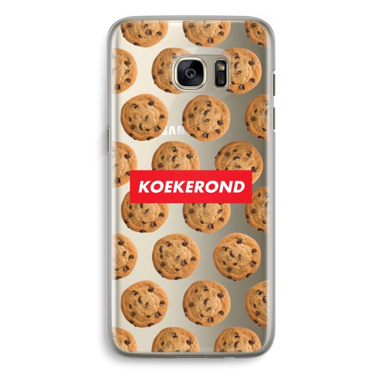 Koekerond: Samsung Galaxy S7 Edge Transparant Hoesje