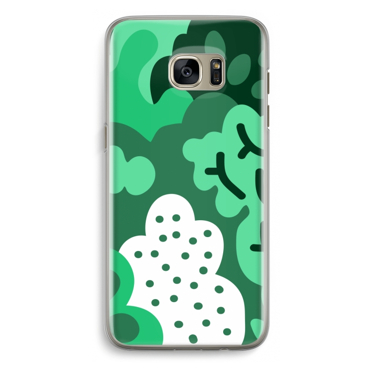 Bushes: Samsung Galaxy S7 Edge Transparant Hoesje