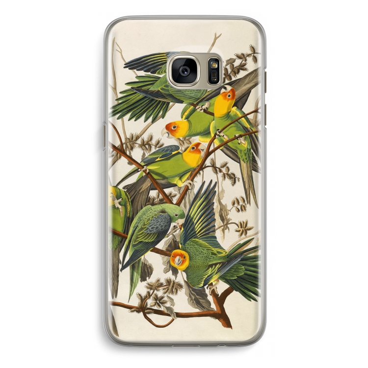 Carolinaparkiet: Samsung Galaxy S7 Edge Transparant Hoesje