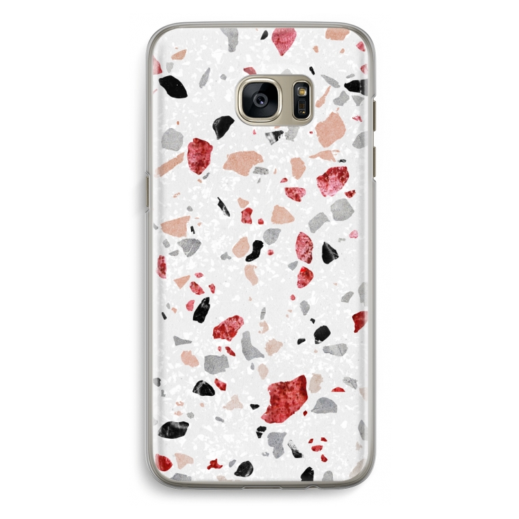 Terrazzo N°12: Samsung Galaxy S7 Edge Transparant Hoesje