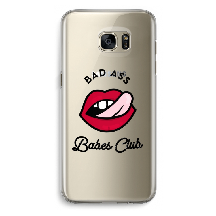Badass Babes Club: Samsung Galaxy S7 Edge Transparant Hoesje