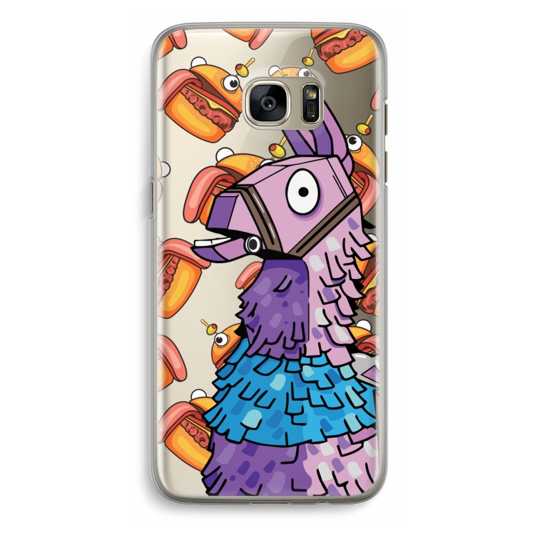Loot Burger: Samsung Galaxy S7 Edge Transparant Hoesje