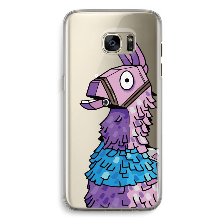 Lama: Samsung Galaxy S7 Edge Transparant Hoesje