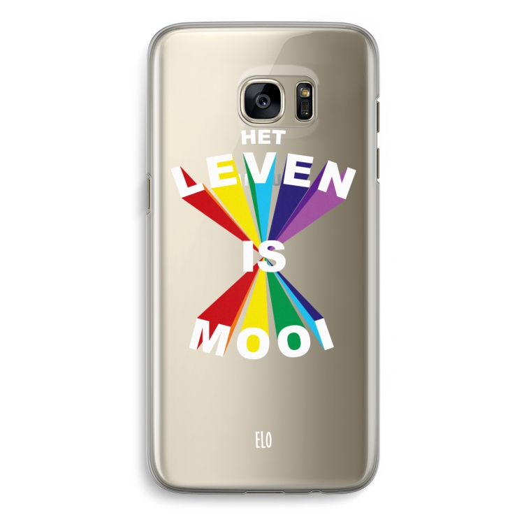 Het Leven Is Mooi: Samsung Galaxy S7 Edge Transparant Hoesje