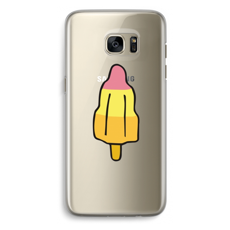 Raketijsje: Samsung Galaxy S7 Edge Transparant Hoesje