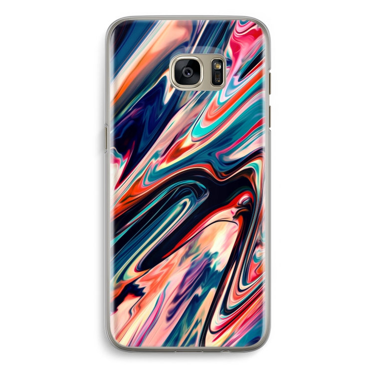 Quantum Being: Samsung Galaxy S7 Edge Transparant Hoesje