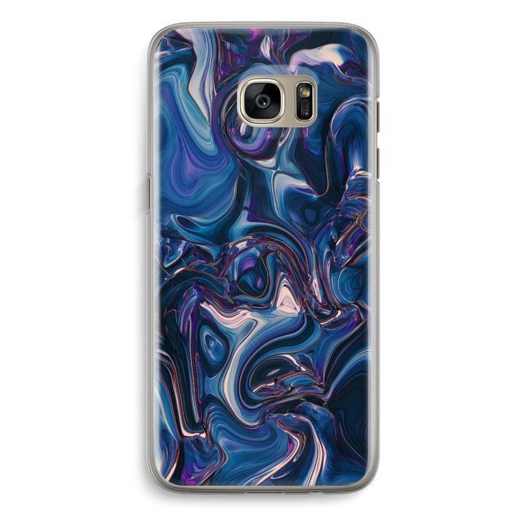 Mirrored Mirage: Samsung Galaxy S7 Edge Transparant Hoesje