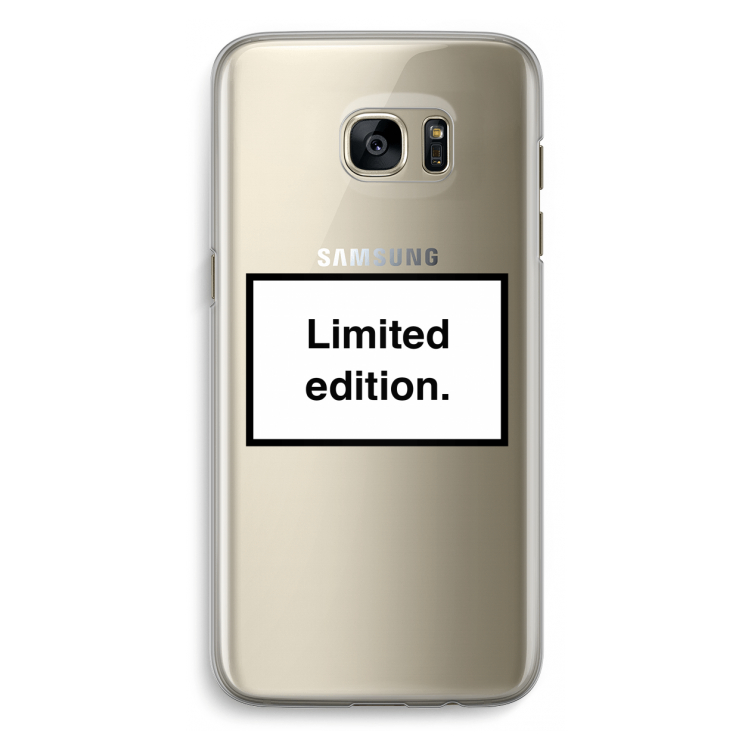 Limited edition: Samsung Galaxy S7 Edge Transparant Hoesje