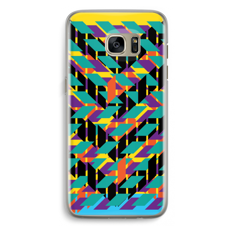 Skew Bee 1: Samsung Galaxy S7 Edge Transparant Hoesje
