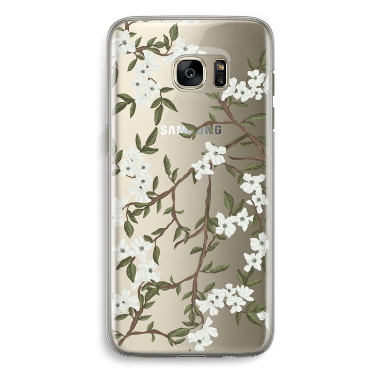 Blossoming spring: Samsung Galaxy S7 Edge Transparant Hoesje