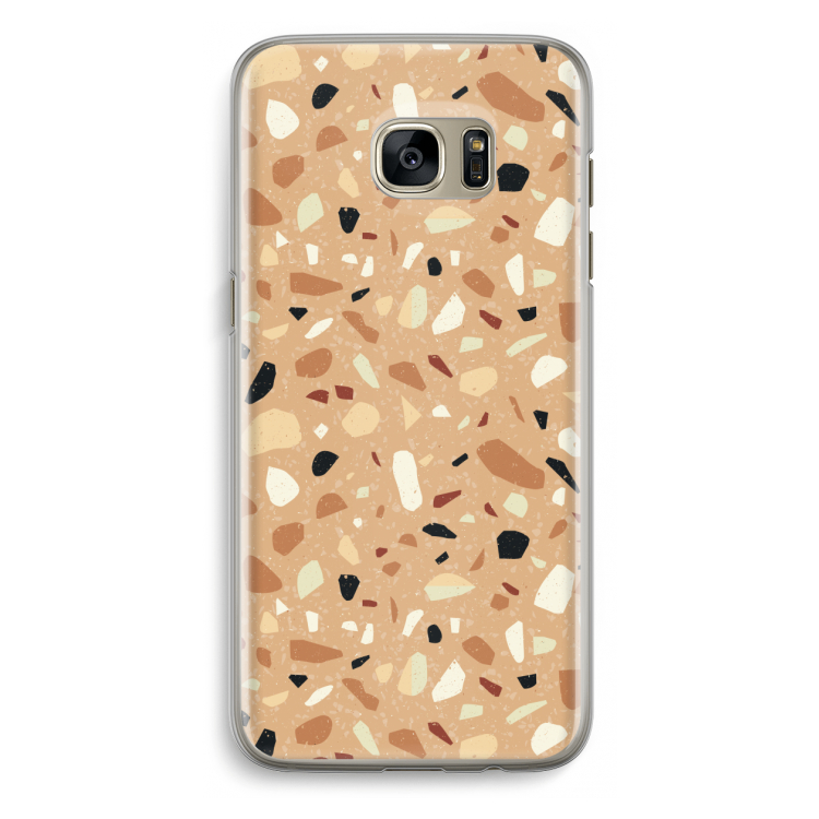 Terrazzo N°17: Samsung Galaxy S7 Edge Transparant Hoesje