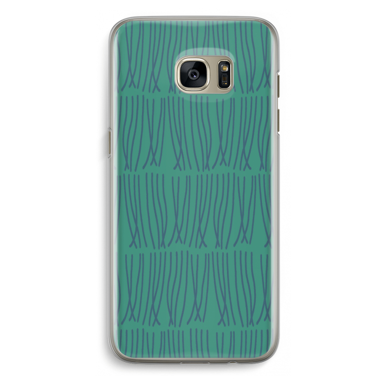 Swirls: Samsung Galaxy S7 Edge Transparant Hoesje