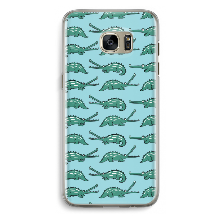 Kroko: Samsung Galaxy S7 Edge Transparant Hoesje