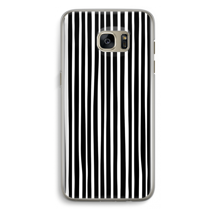 Stripes: Samsung Galaxy S7 Edge Transparant Hoesje
