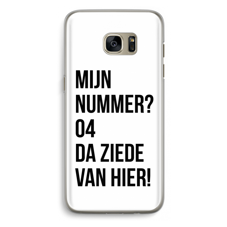Da ziede van hier: Samsung Galaxy S7 Edge Transparant Hoesje