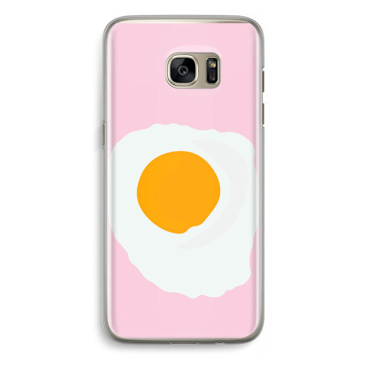 Sunny side up: Samsung Galaxy S7 Edge Transparant Hoesje