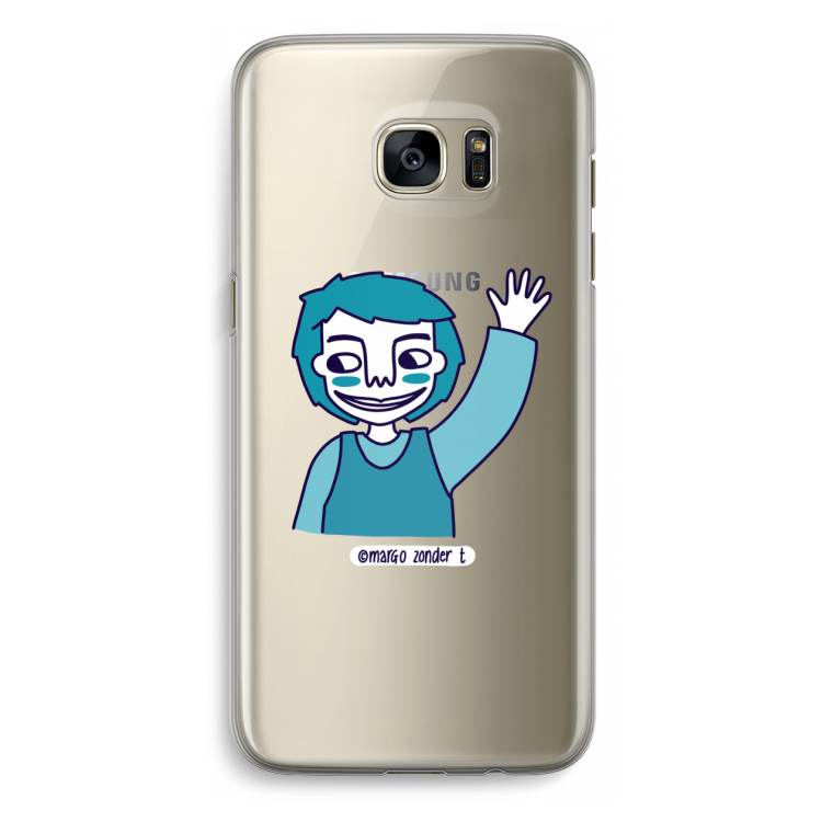 Zwaai: Samsung Galaxy S7 Edge Transparant Hoesje