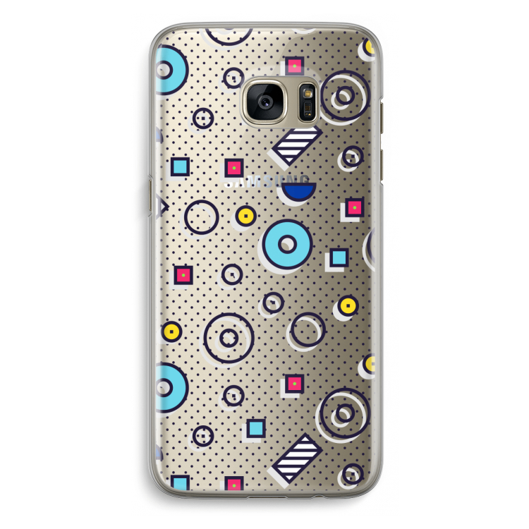8-bit N°9: Samsung Galaxy S7 Edge Transparant Hoesje