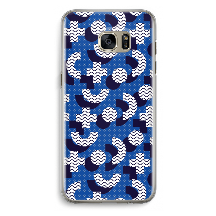 8-bit N°5: Samsung Galaxy S7 Edge Transparant Hoesje