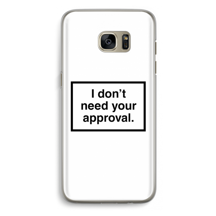 Don't need approval: Samsung Galaxy S7 Edge Transparant Hoesje
