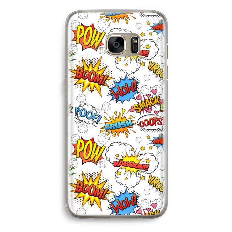 Pow Smack: Samsung Galaxy S7 Edge Transparant Hoesje