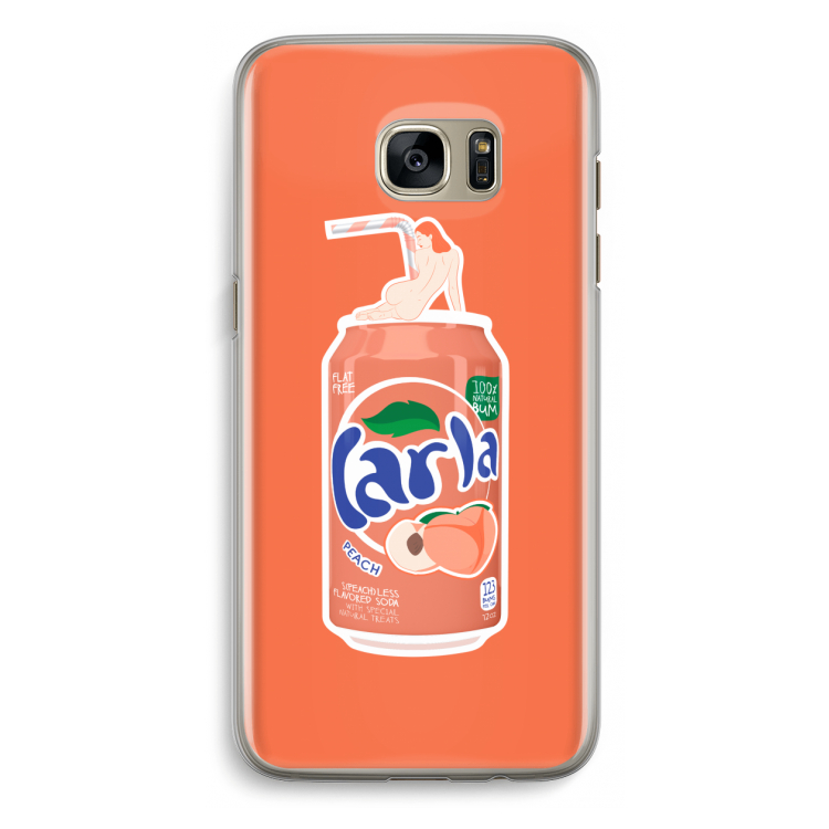S(peach)less: Samsung Galaxy S7 Edge Transparant Hoesje