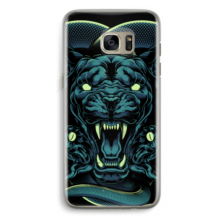Cougar and Vipers: Samsung Galaxy S7 Edge Transparant Hoesje