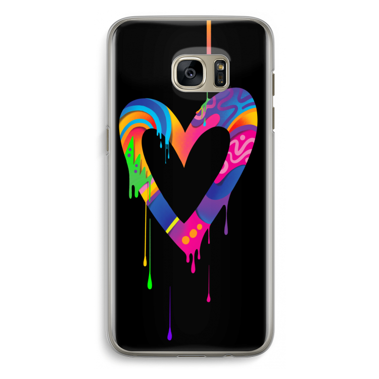 Melts My Heart: Samsung Galaxy S7 Edge Transparant Hoesje