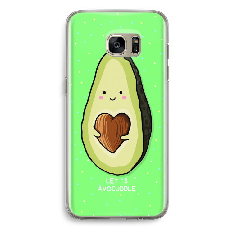 Avocuddle: Samsung Galaxy S7 Edge Transparant Hoesje
