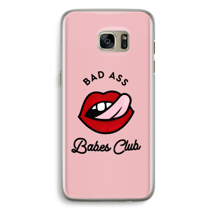 Badass Babes Club: Samsung Galaxy S7 Edge Transparant Hoesje