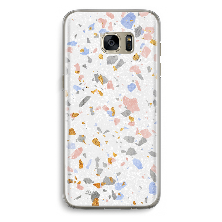 Terrazzo N°8: Samsung Galaxy S7 Edge Transparant Hoesje